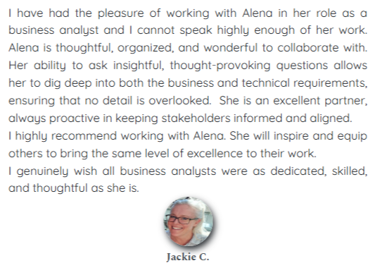 Recenzia od  Jackie C.