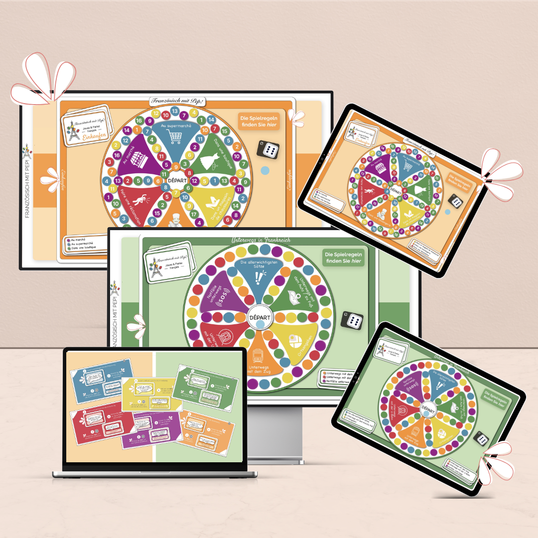 Spielpläne zum Französisch lernen