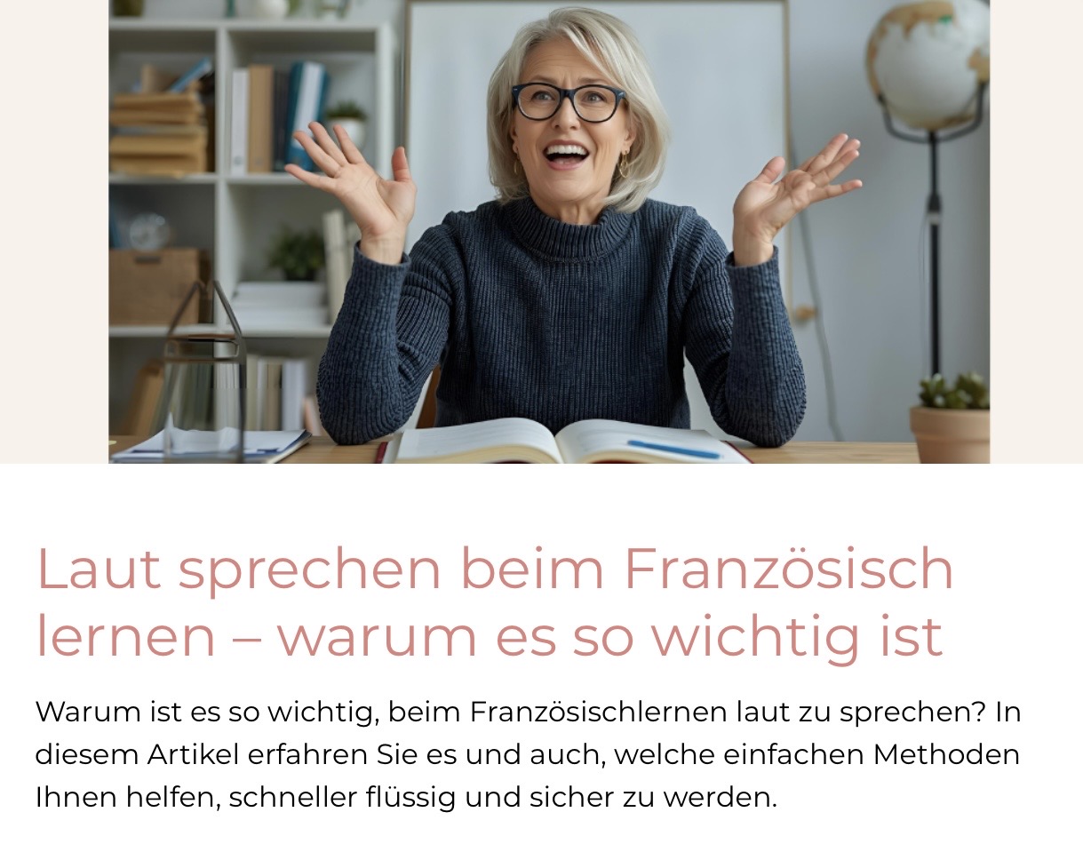 Lernende beim Lautsprechen