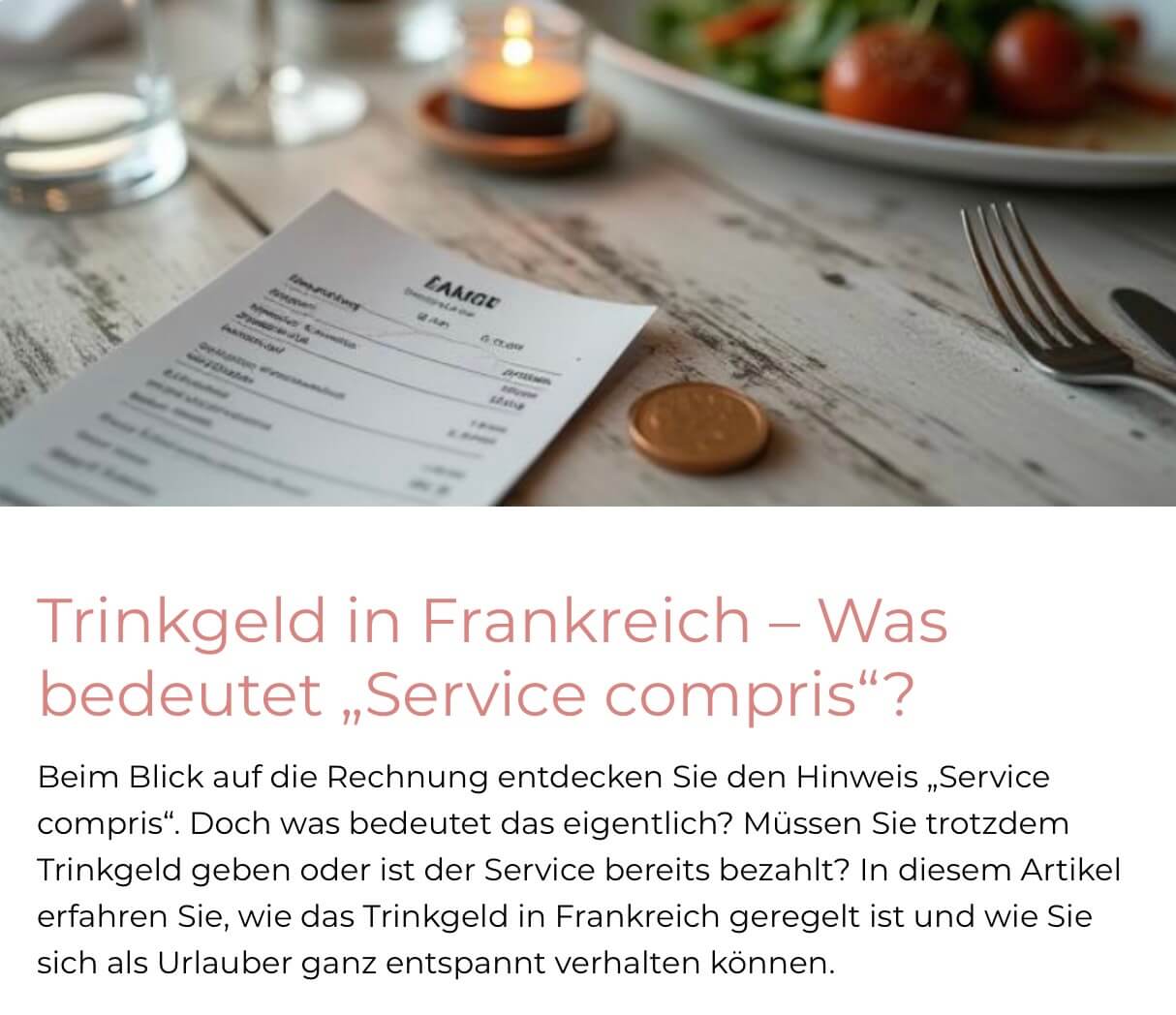 Im Restaurant bezahlen