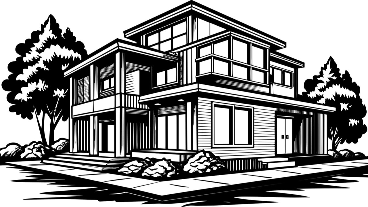 Vorbild - Idee eines modernen Hauses